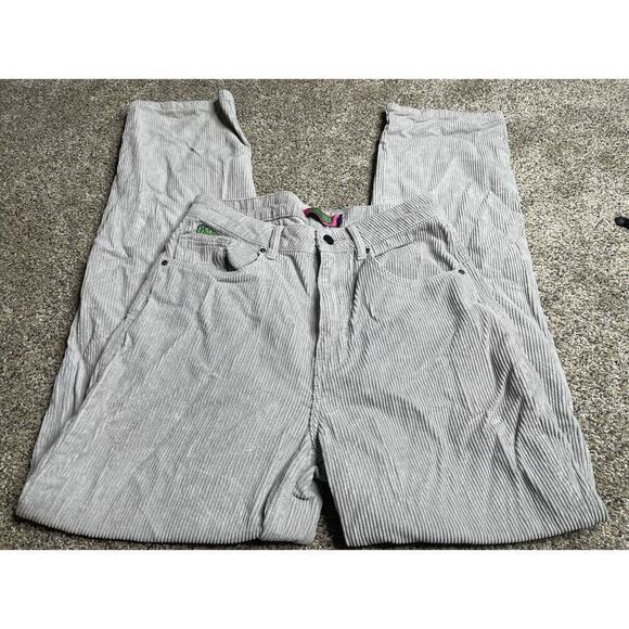 Empyre Corduroy Skate Pants Gray Size 7 Skater 90s Grunge Hip Hop Y2K - Picture 1 of 9